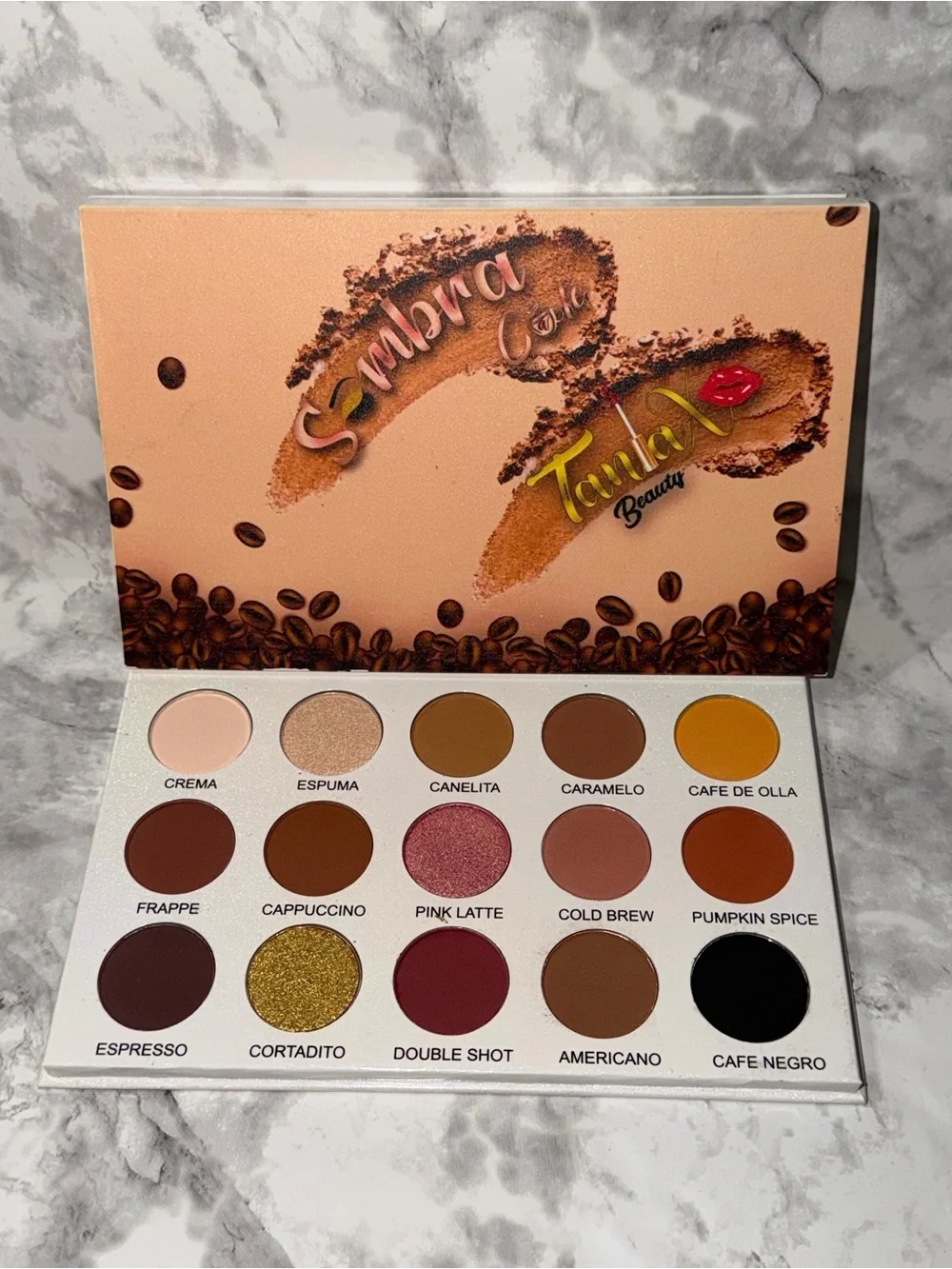 Tania X Beauty Sombrá Eyeshadow Palette - Coffee Tones